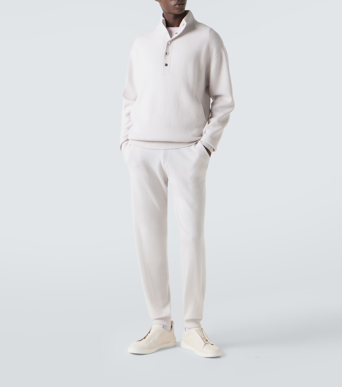 Wool and cashmere turtleneck sweater | Allude