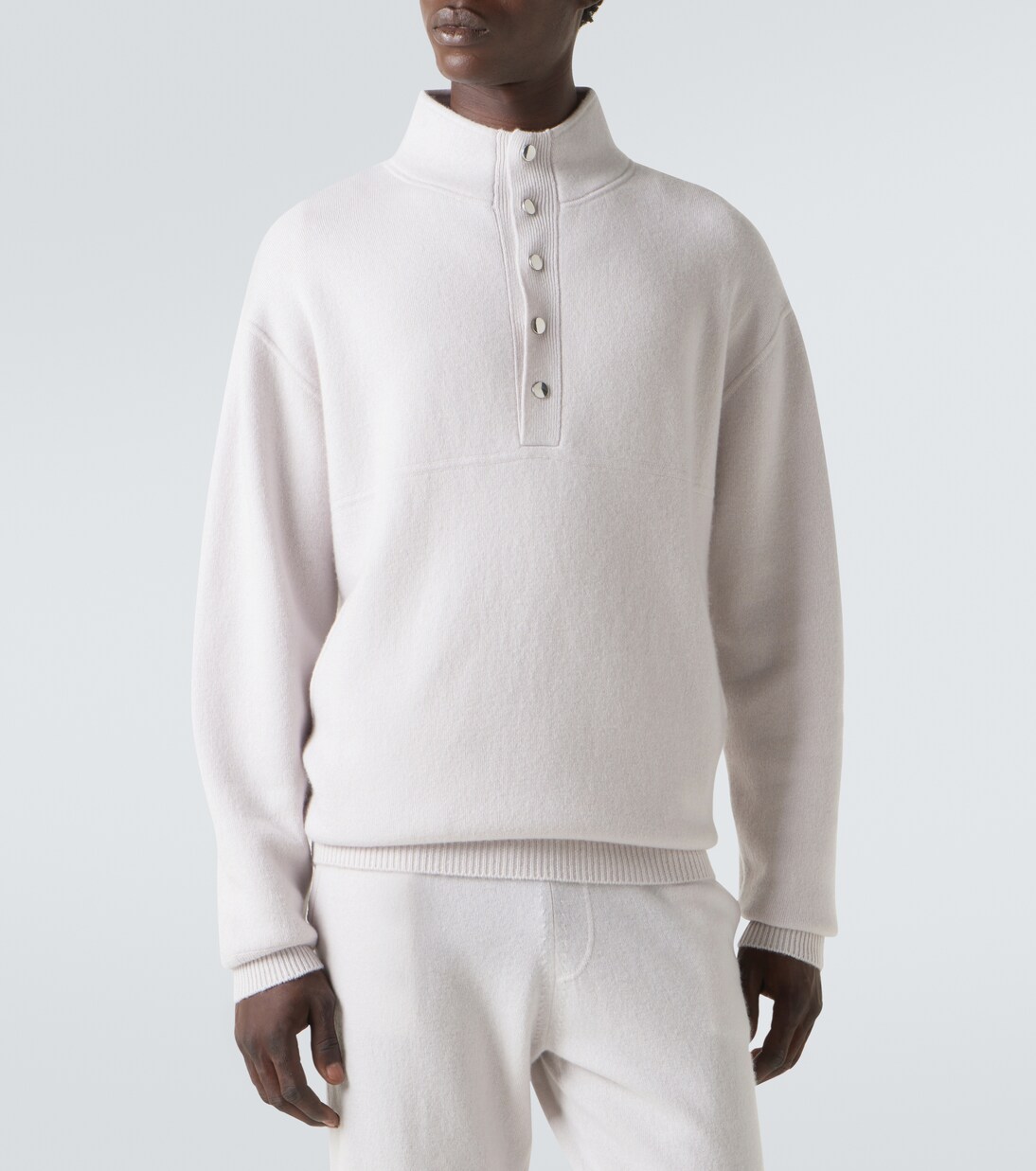 Wool and cashmere turtleneck sweater | Allude