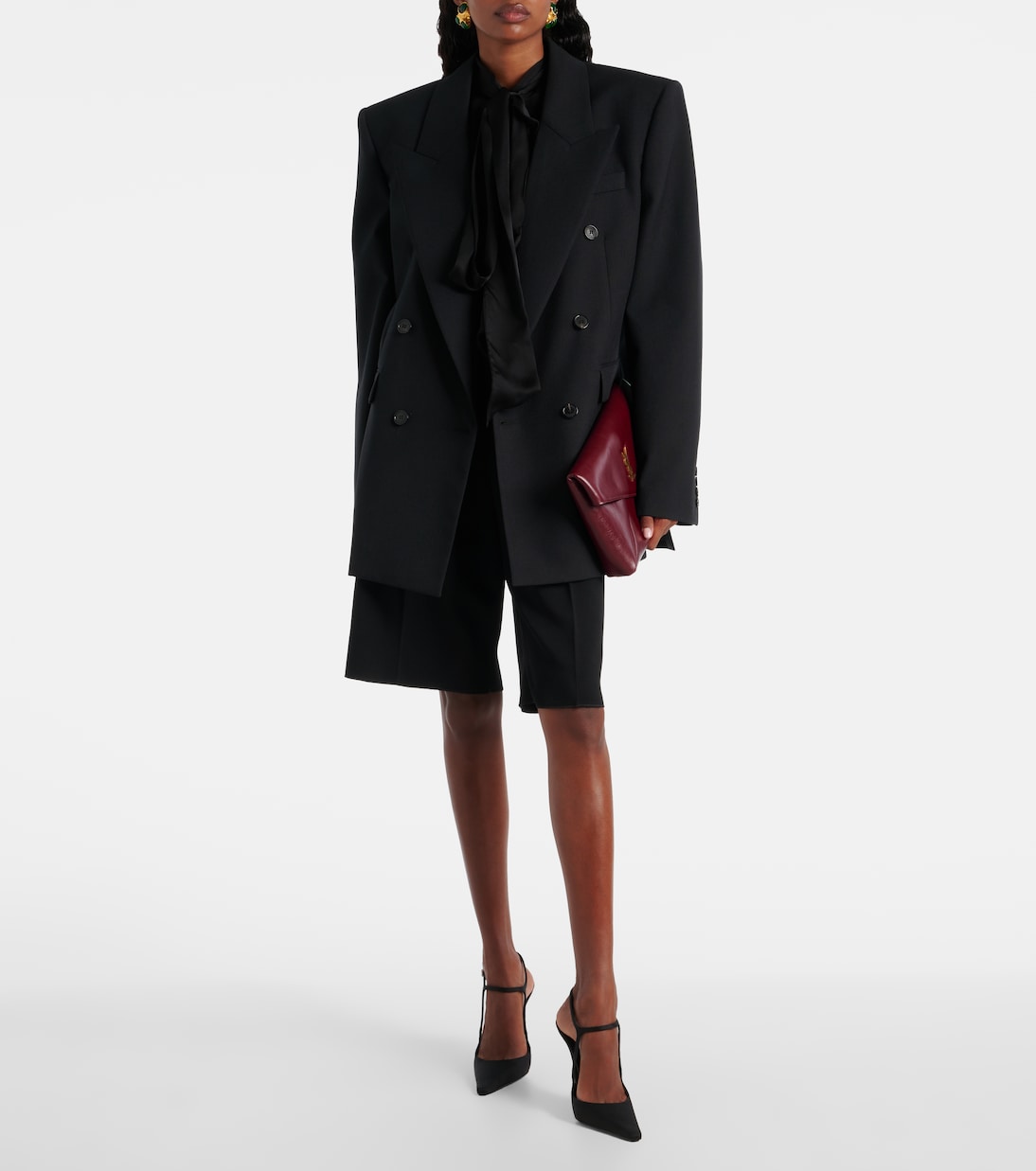 Clutch Cassandre aus Leder | Saint Laurent