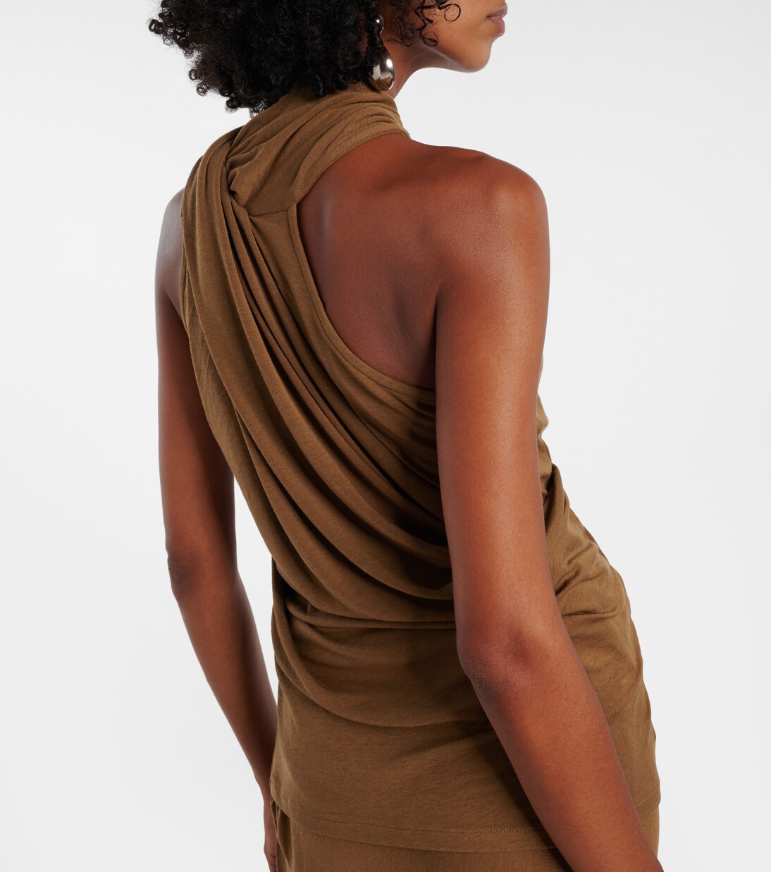 Top in jersey drappeggiato | Entire Studios