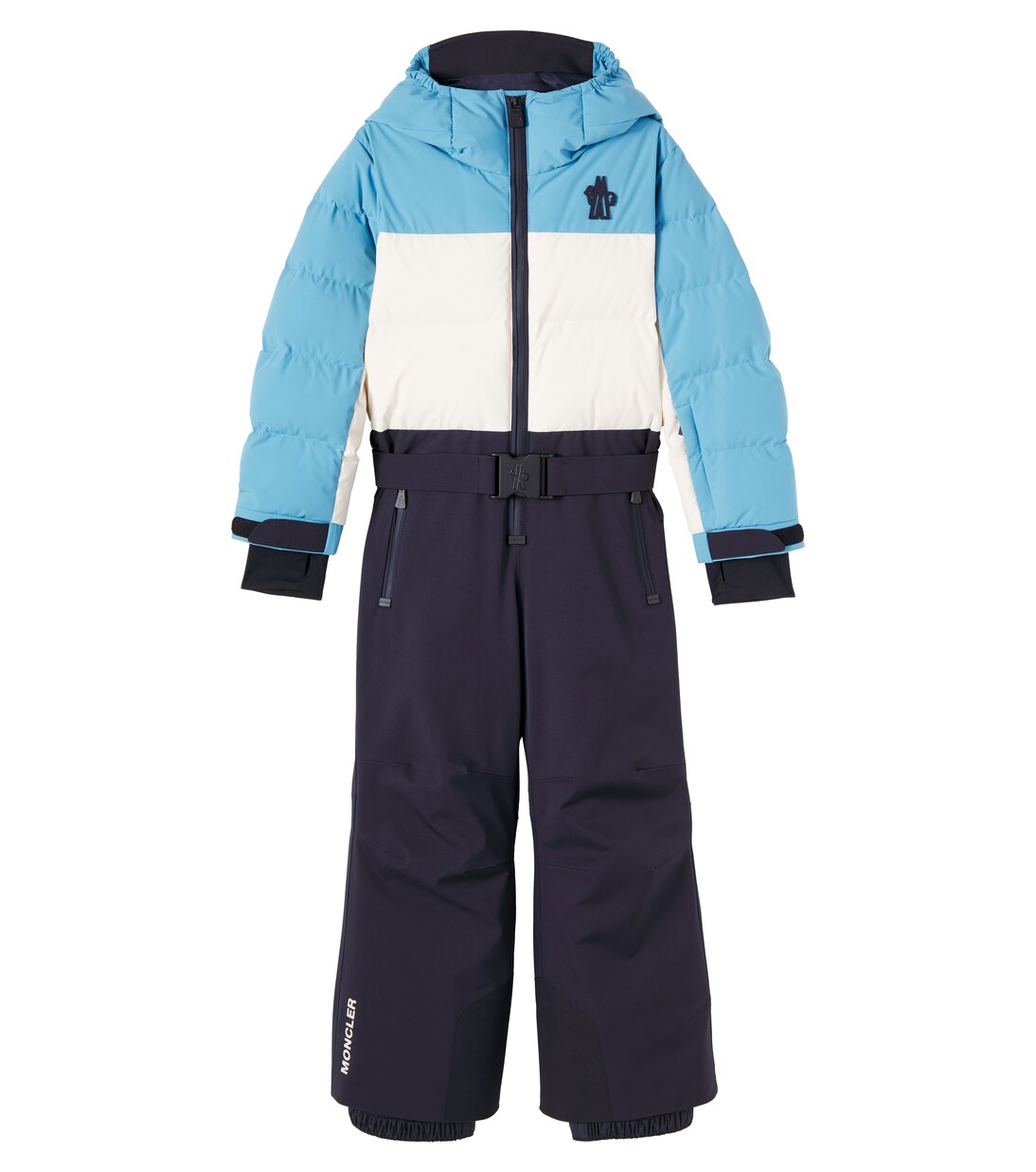 Colorblocked down ski suit | Moncler Grenoble Enfant