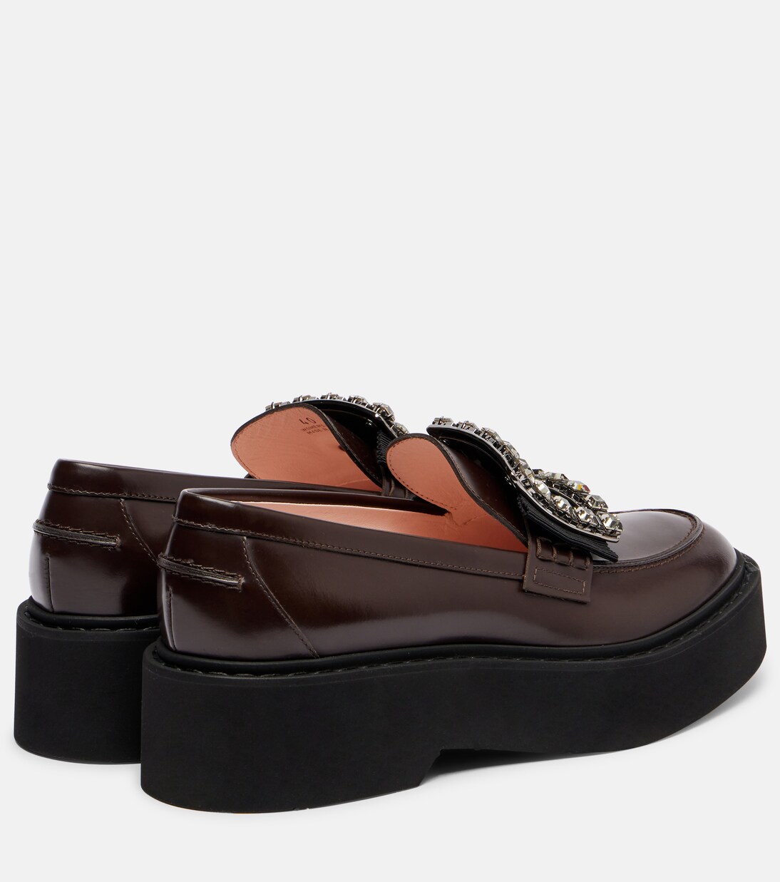 Mocassins Viv' Rangers à plateforme en cuir | Roger Vivier