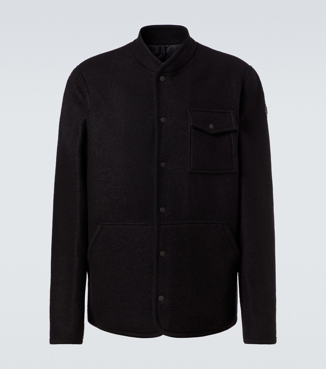 Virgin wool bouclé overshirt | Moncler