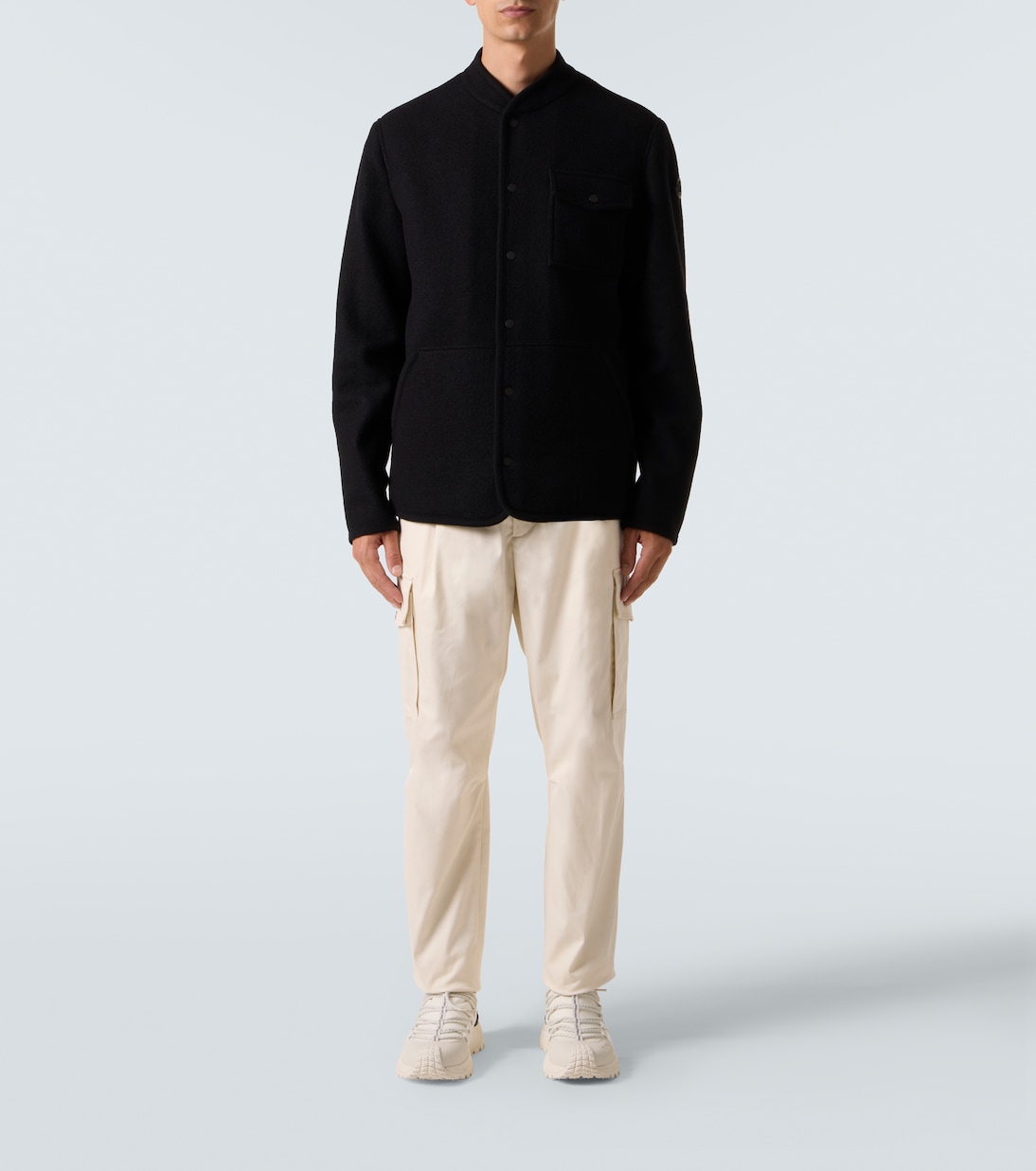 Virgin wool bouclé overshirt | Moncler