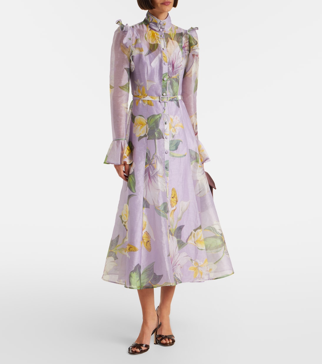 Abito chemisier Katrina in misto lino | Leo Lin