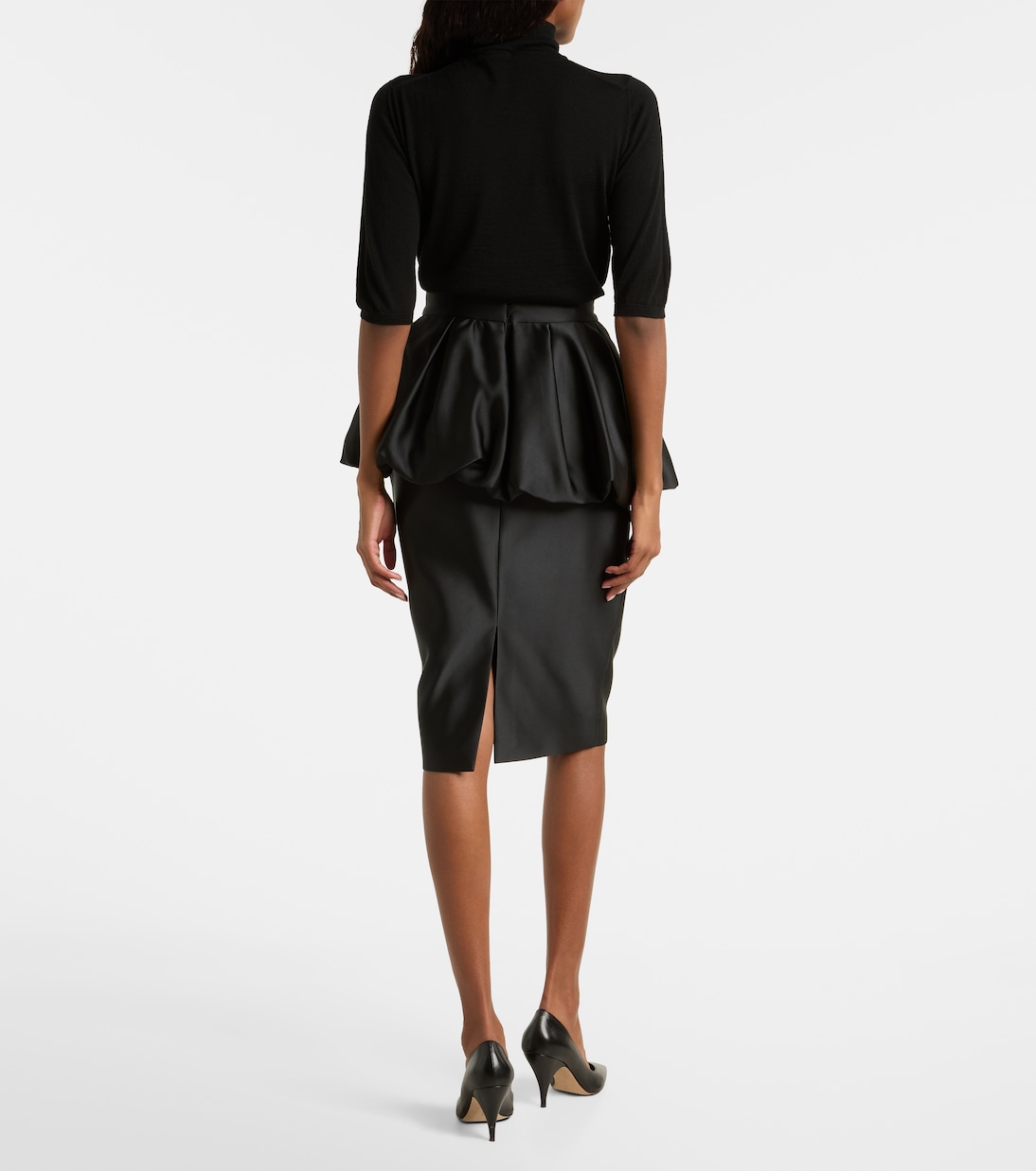 Falda tubo Ossido con peplum | Max Mara