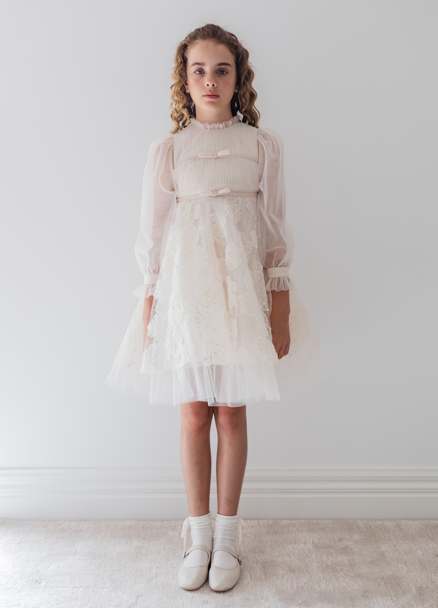 Besticktes Kleid aus Tüll | Petite Amalie  