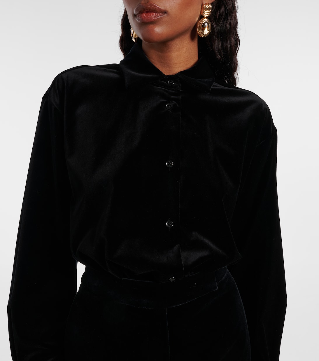 Body de terciopelo de algodón | Max Mara