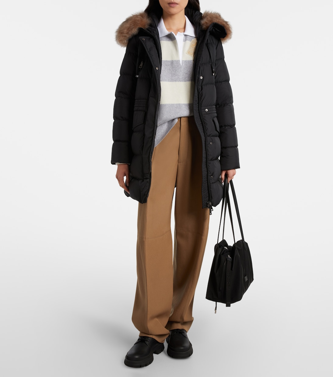 Daunenmantel Aphroti mit Shearling | Moncler