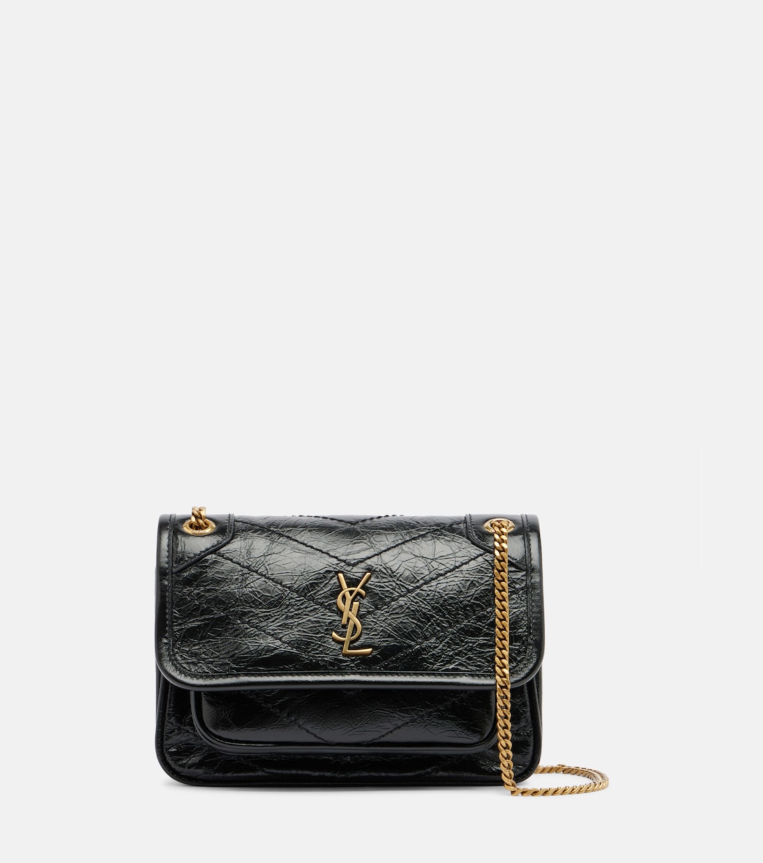 Schultertasche Niki Mini aus Leder | Saint Laurent