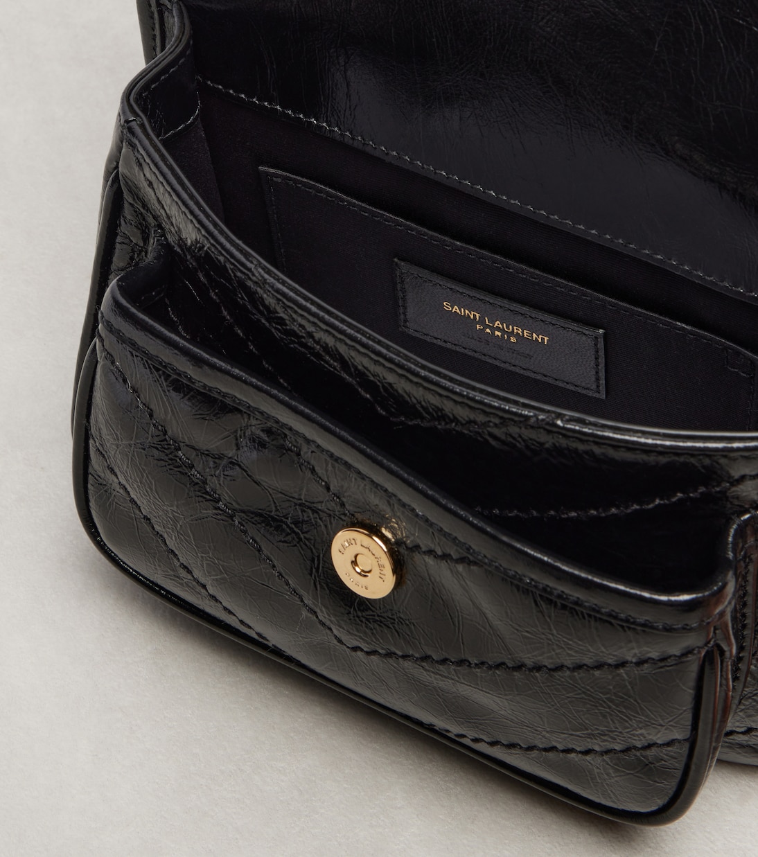 Schultertasche Niki Mini aus Leder | Saint Laurent