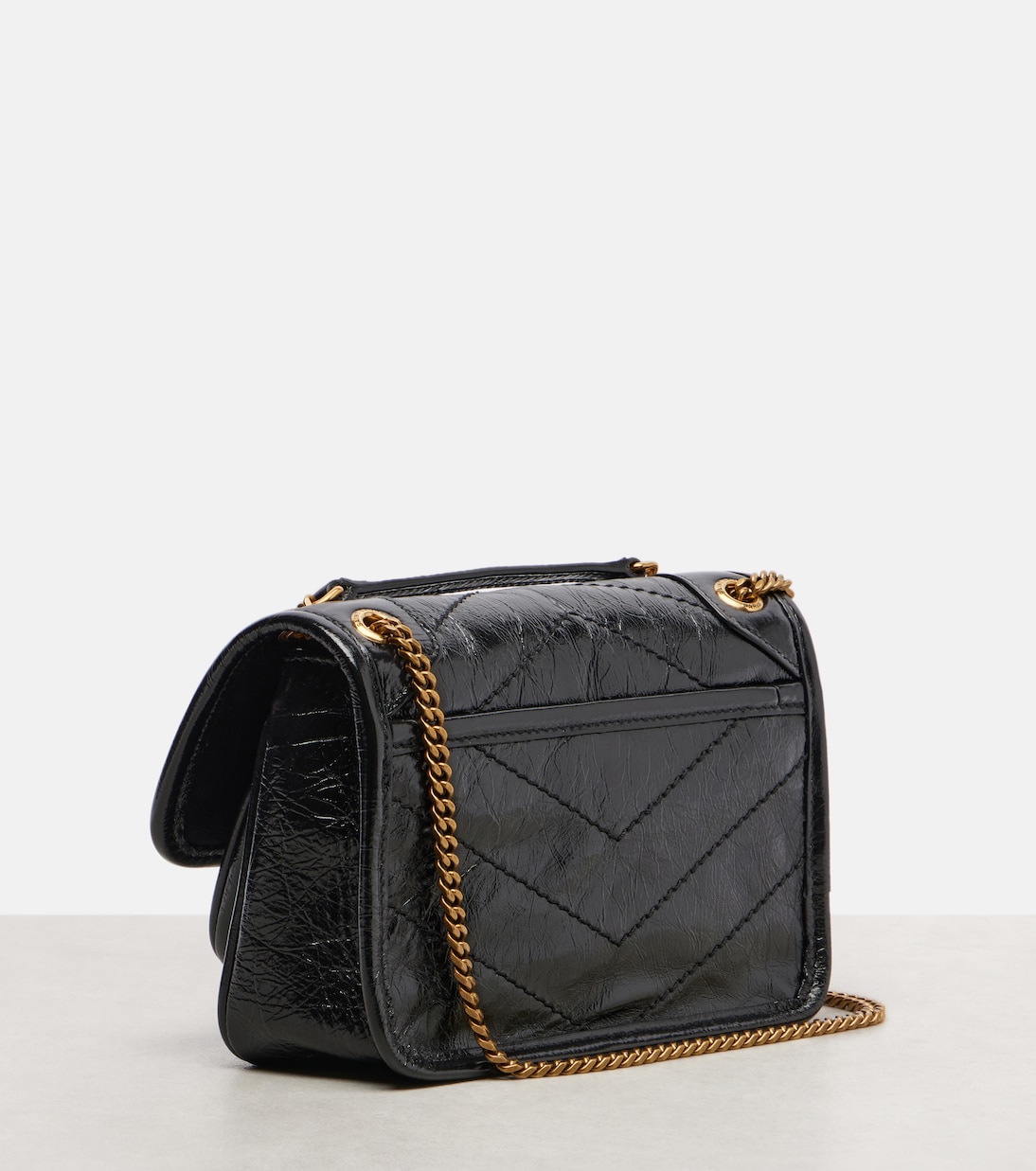 Schultertasche Niki Mini aus Leder | Saint Laurent