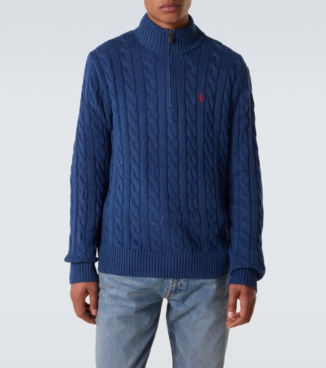 Cable-knit cotton sweater  | Polo Ralph Lauren