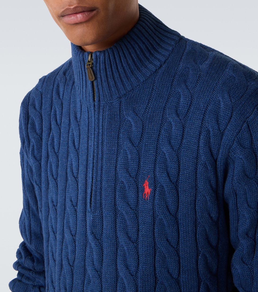Cable-knit cotton sweater  | Polo Ralph Lauren