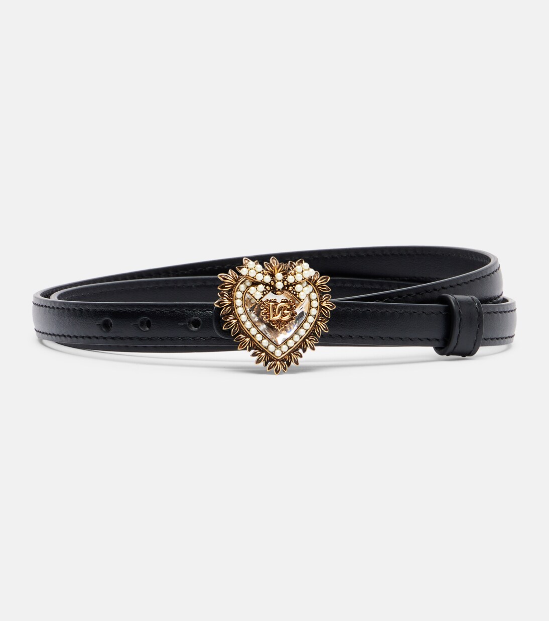 Devotion embellished leather belt | Dolce&Gabbana
