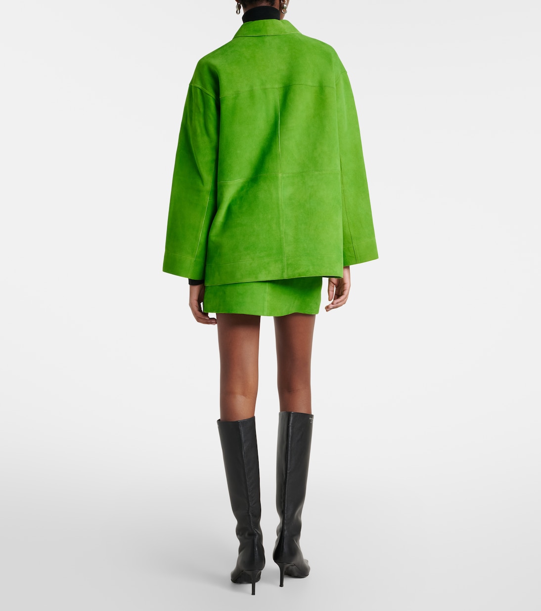 Crest suede miniskirt | Staud