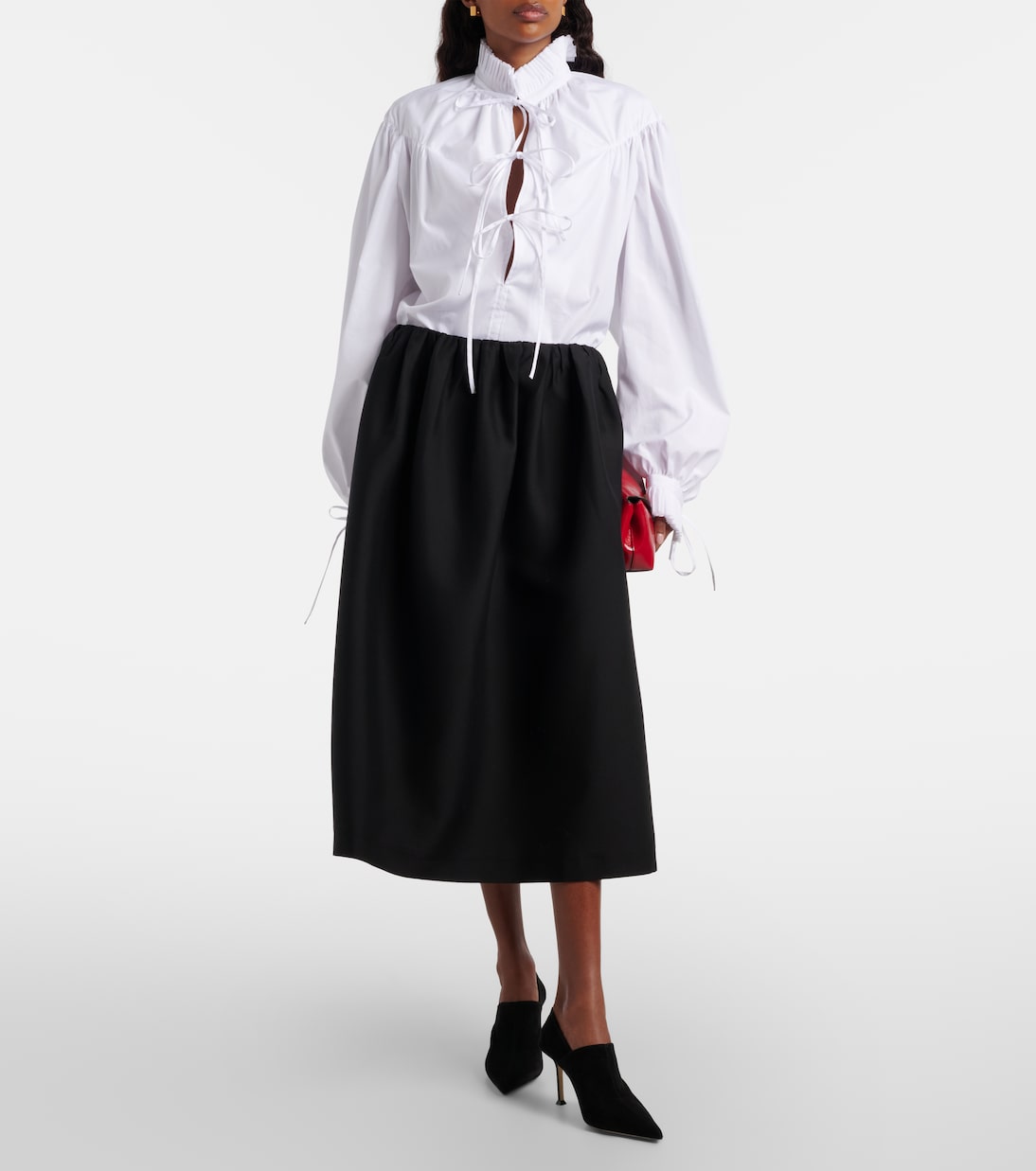 Helix Stretch 75 suede pumps | Christen