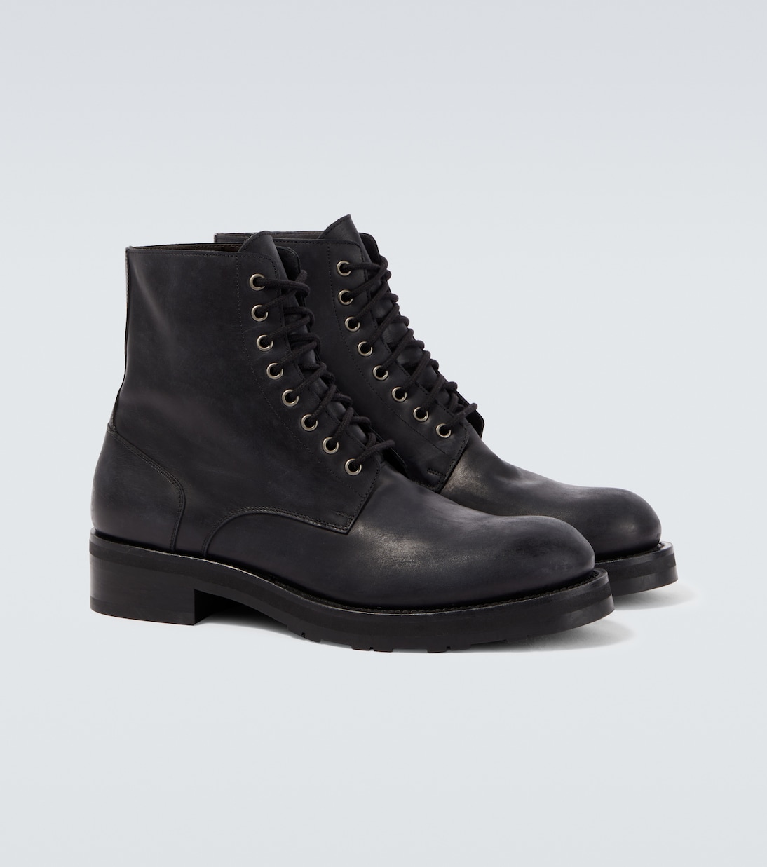 Leather combat boots | The Row