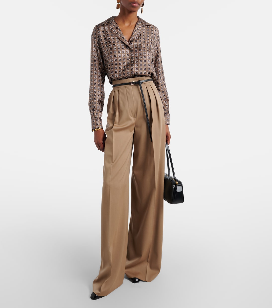 Quorum virgin wool wide-leg pants | Max Mara