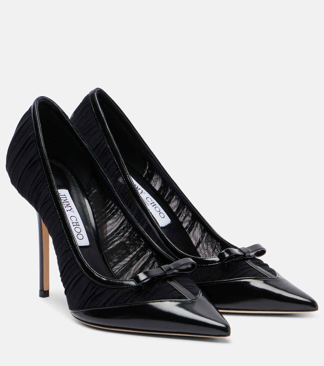 Pumps Love 100 aus Mesh und Leder | Jimmy Choo