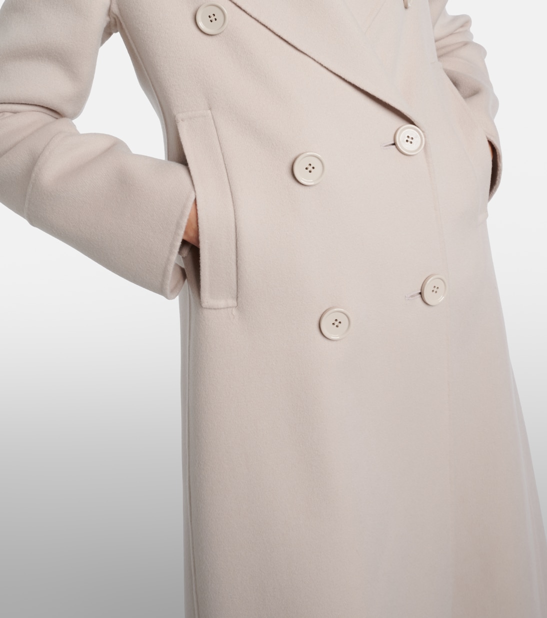 Custodi double-breasted virgin wool coat | 'S Max Mara