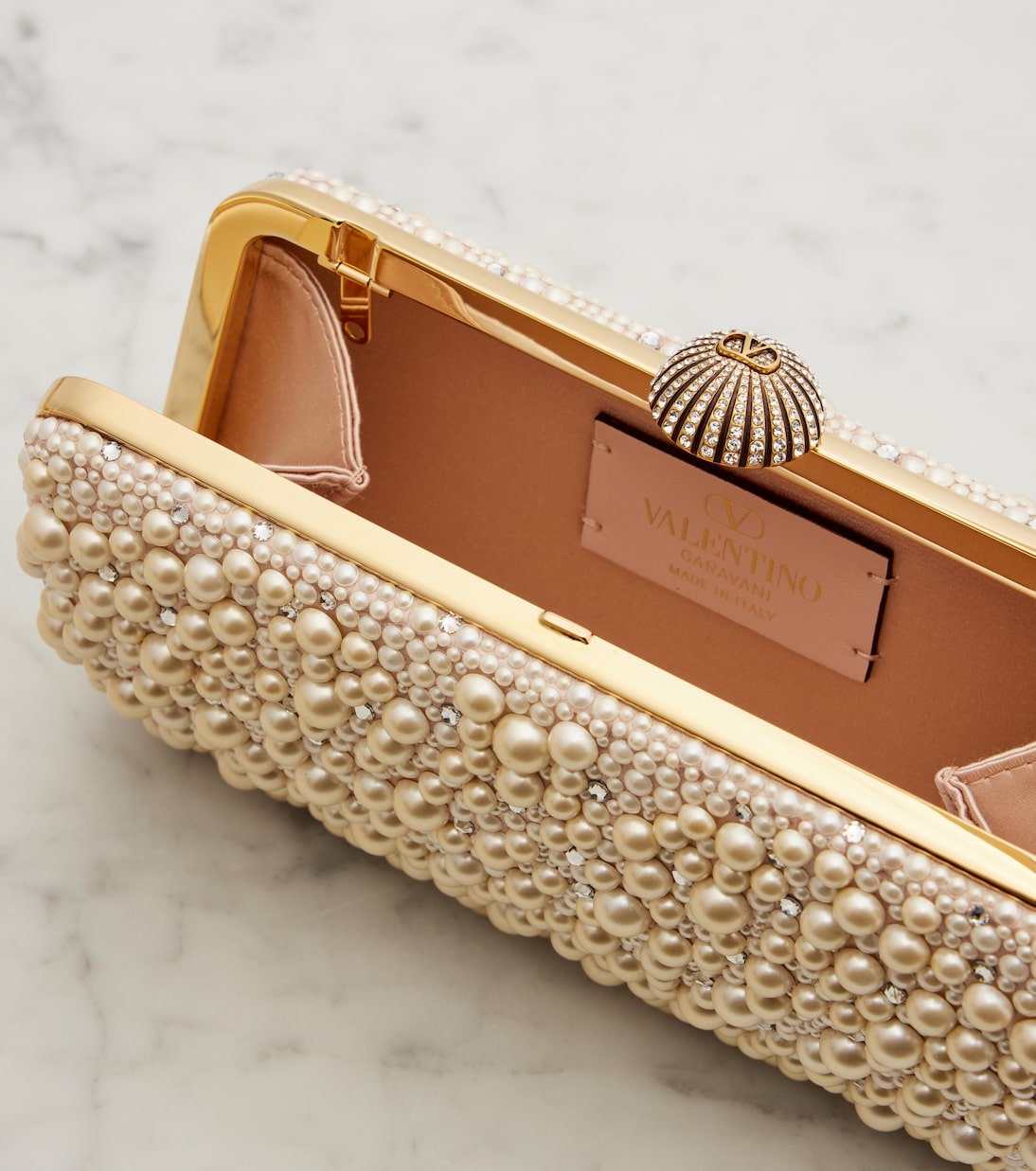 Carry Secrets embellished clutch | Valentino Garavani