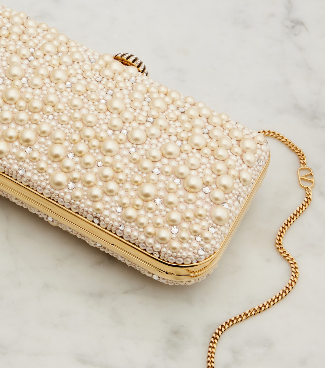 Carry Secrets embellished clutch | Valentino Garavani