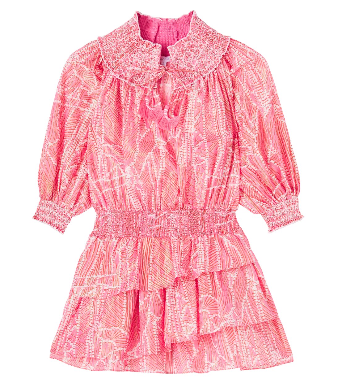 Anna printed cotton-blend dress | Poupette St Barth Kids