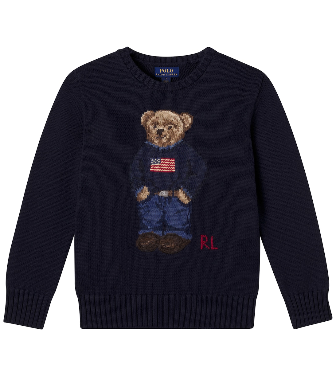 Polo Bear intarsia cotton sweater  | Polo Ralph Lauren Kids