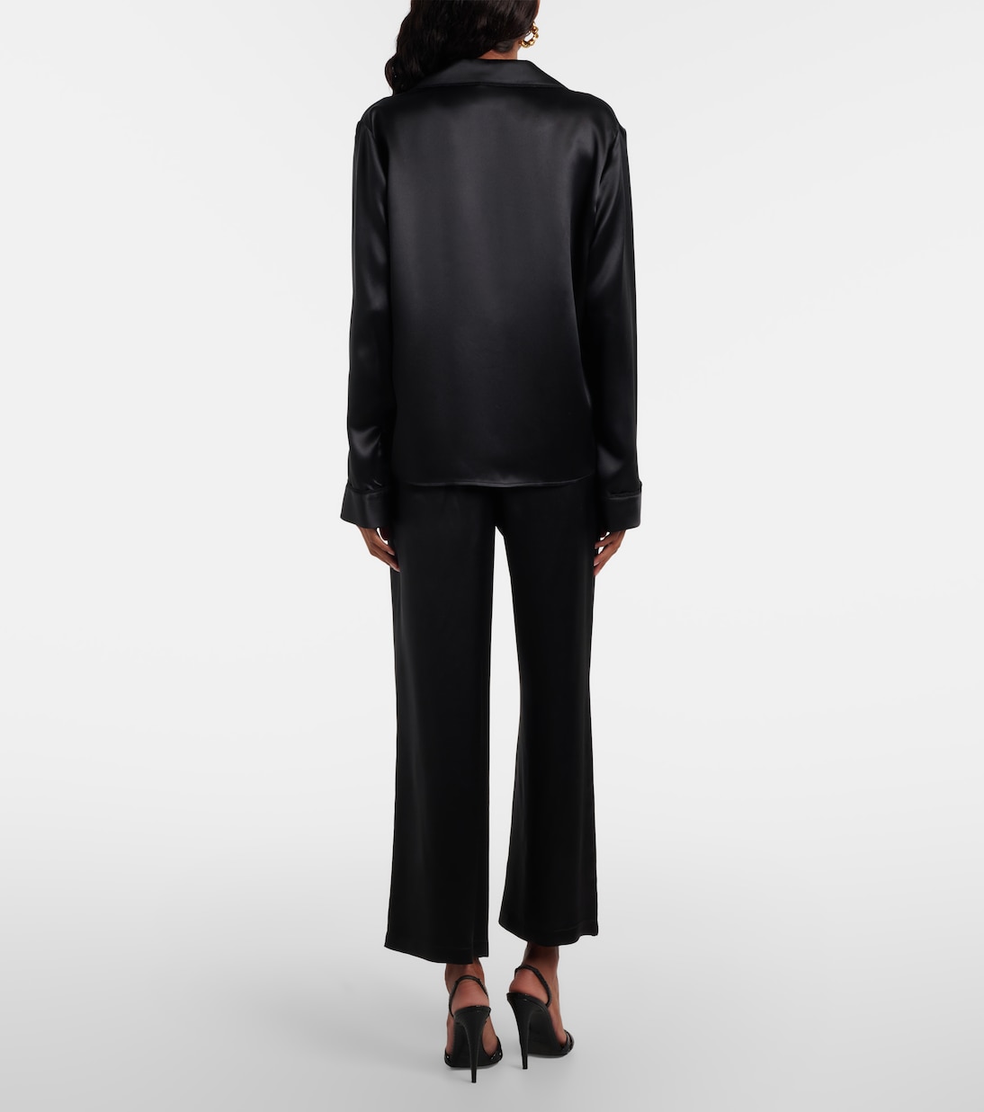 Gerade Hose aus Seidensatin | Saint Laurent