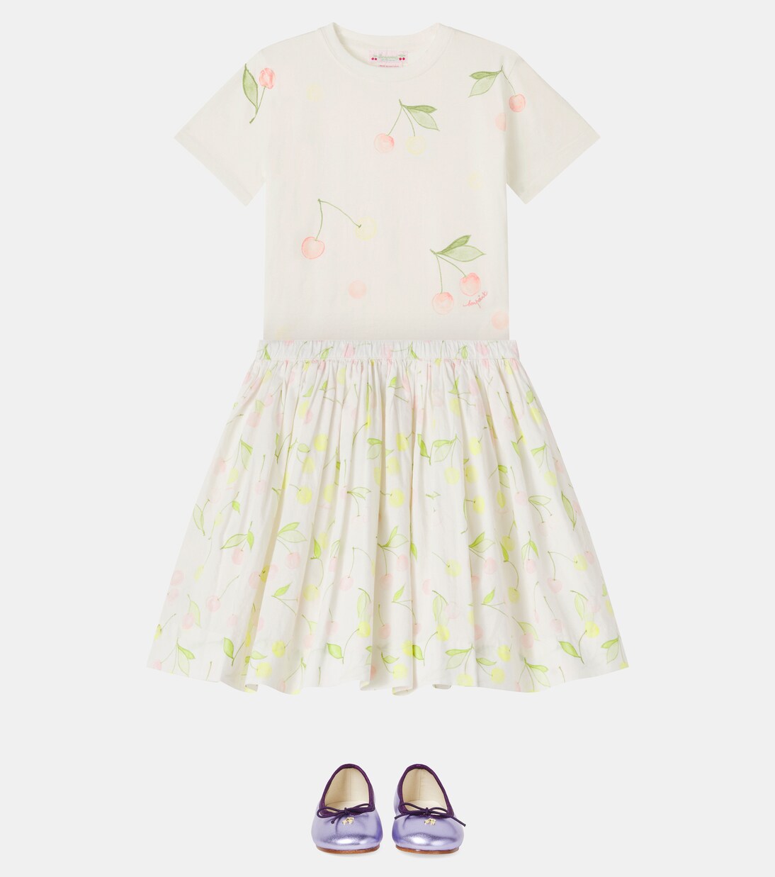 Jupe Suzon imprimée en coton | Bonpoint