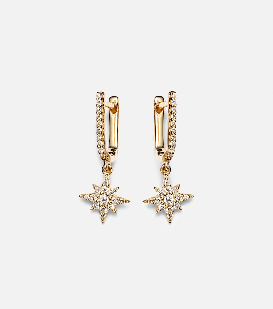 Boucles d’oreilles Northern Star en or 14 ct et diamants | Stone and Strand