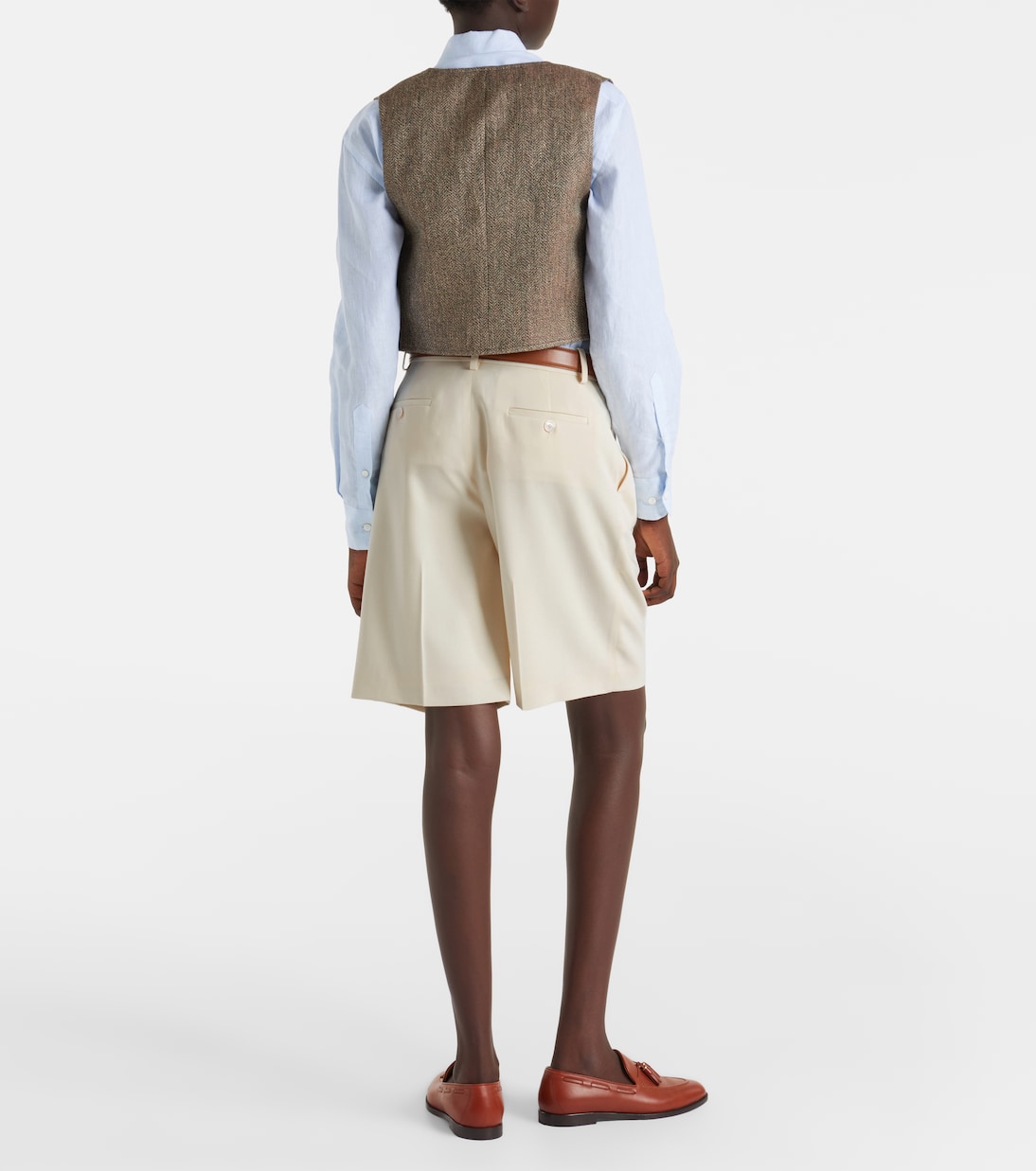 Bermuda-Shorts Minetta aus Woll-Gabardine | Ralph Lauren Collection