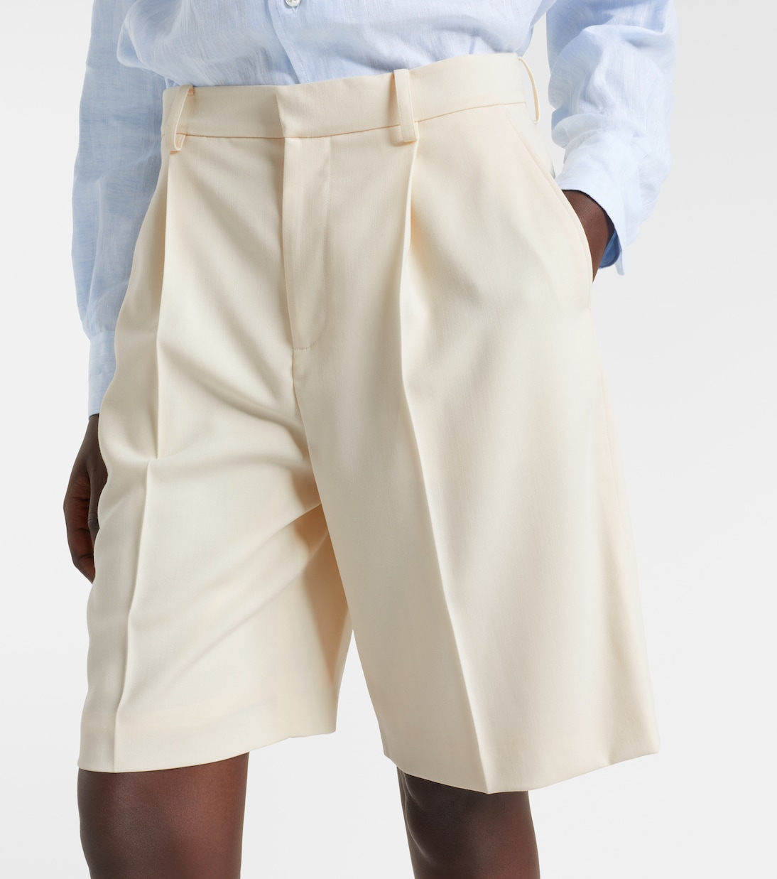 Bermuda-Shorts Minetta aus Woll-Gabardine | Ralph Lauren Collection