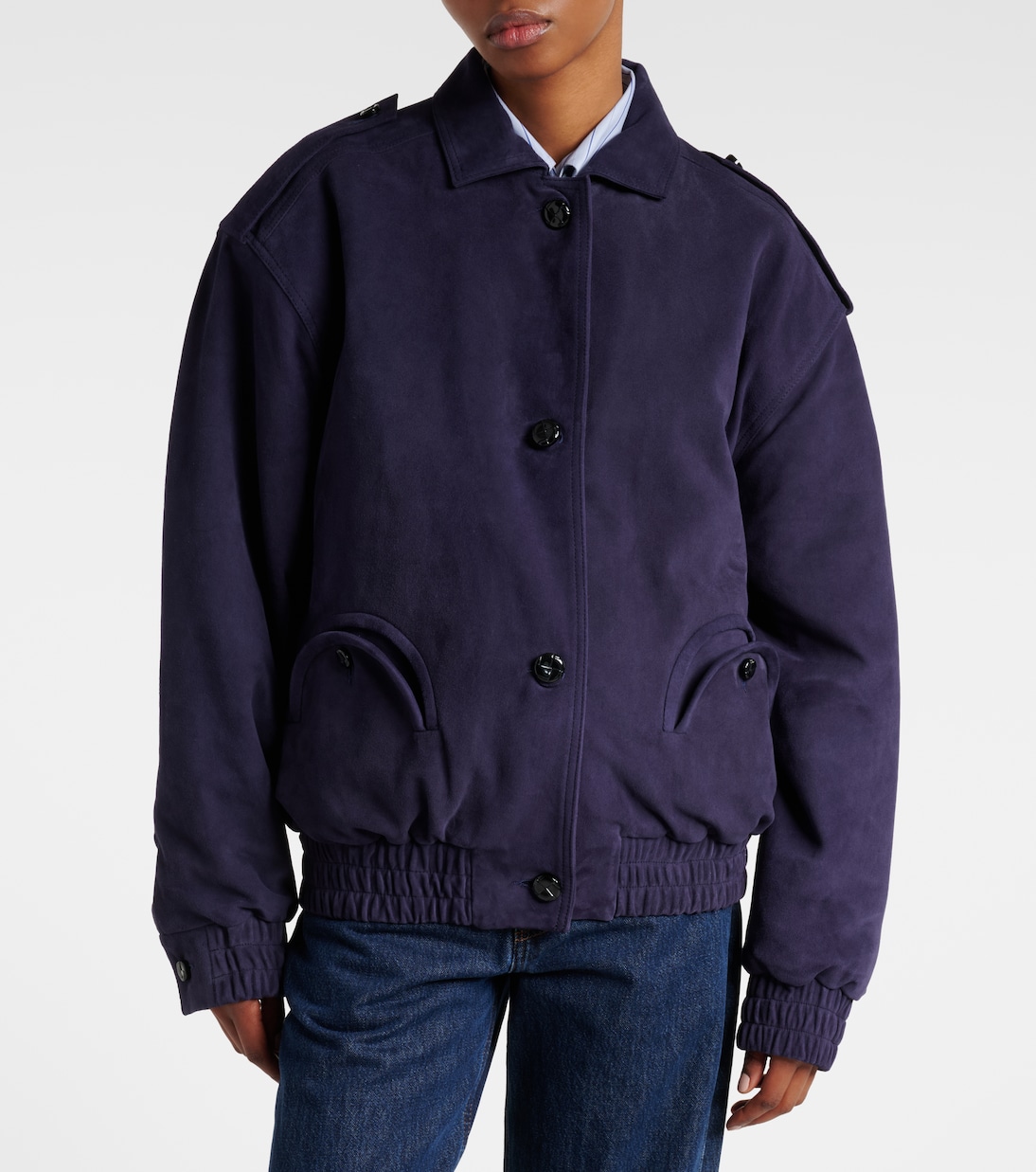 Bomberjacke Viva Charlie aus Veloursleder | Blazé Milano