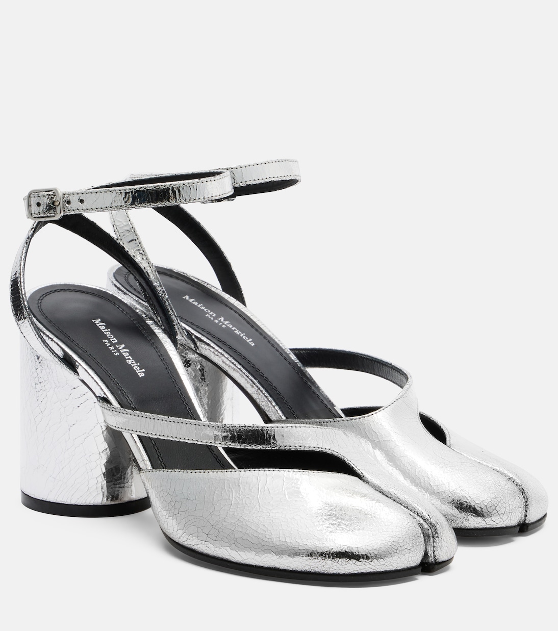 Tabi metallic leather pumps | Maison Margiela