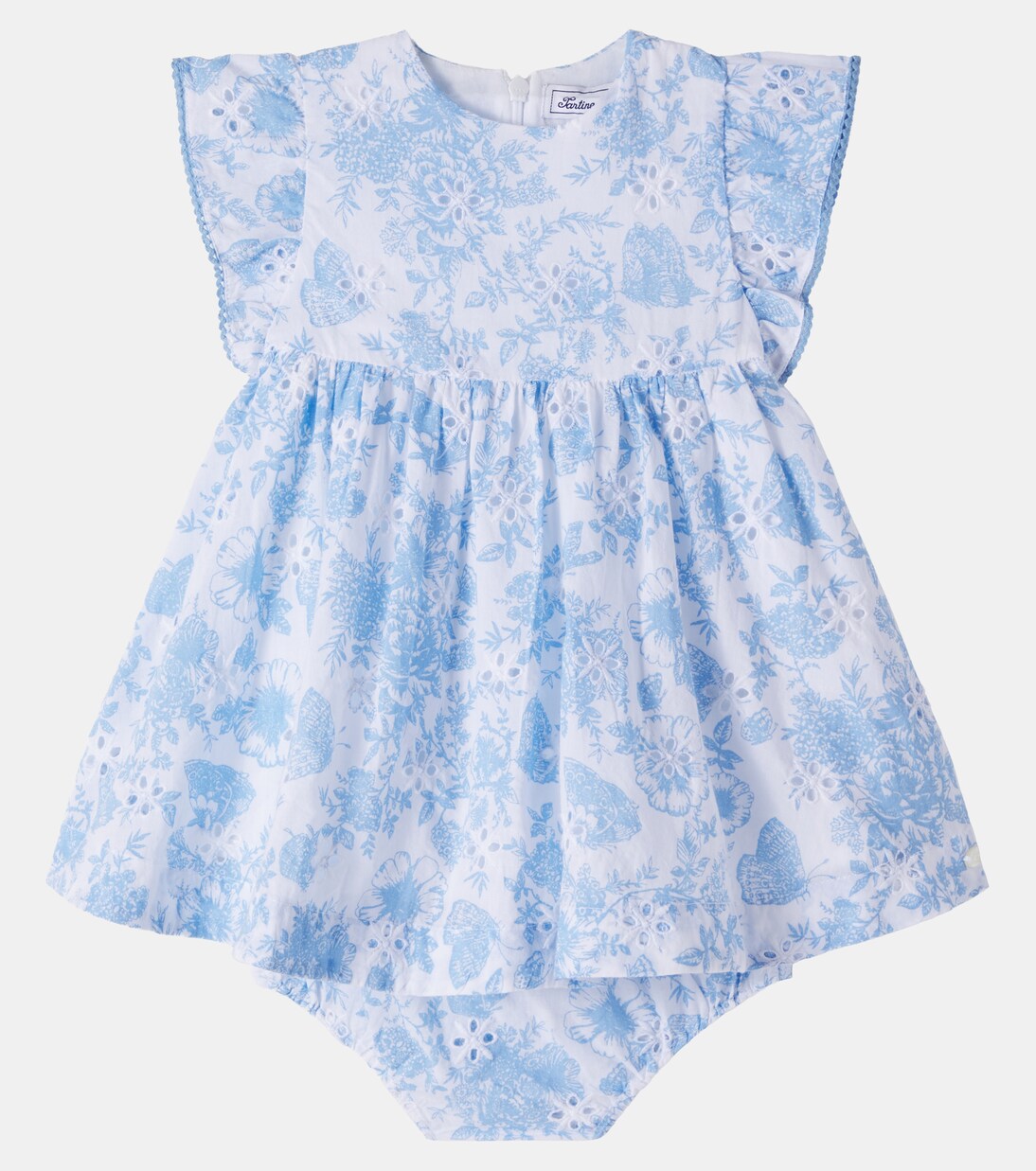 Bébé – Set robe et culotte bloomer en coton à fleurs | Tartine et Chocolat