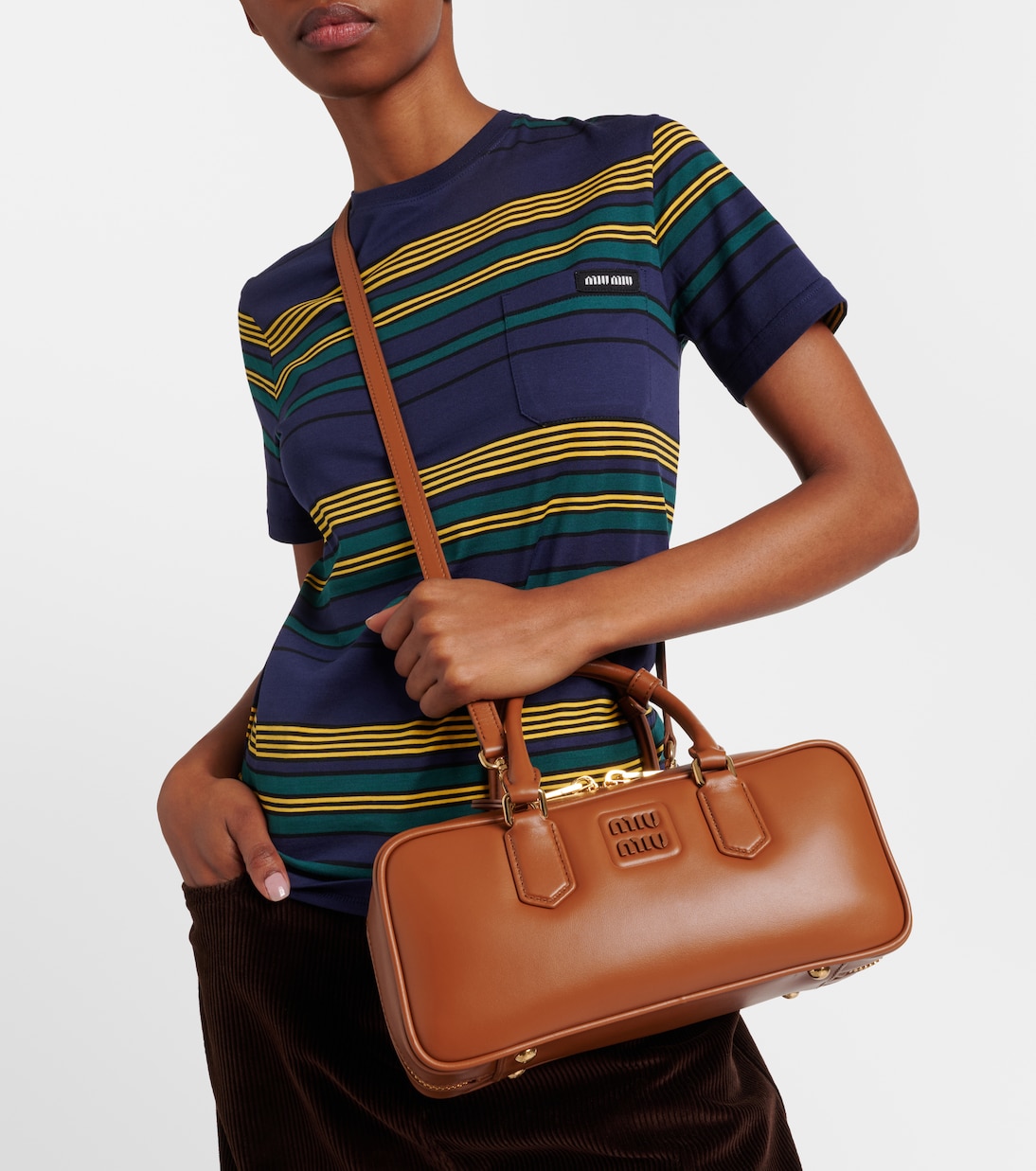 Henkeltasche Arcadie Large aus Leder | Miu Miu