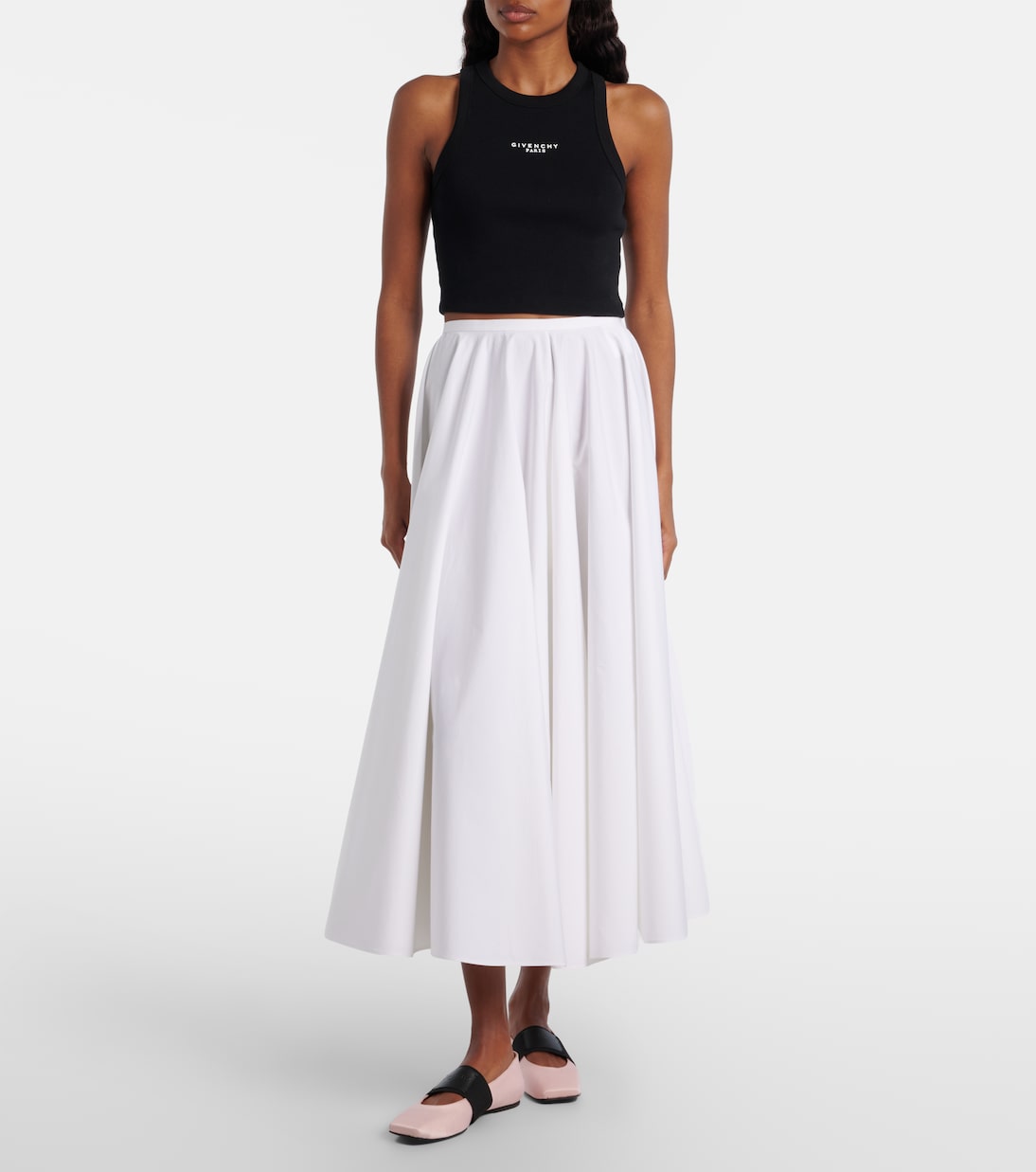 باليرينا من الساتان Sliced Square  | Givenchy