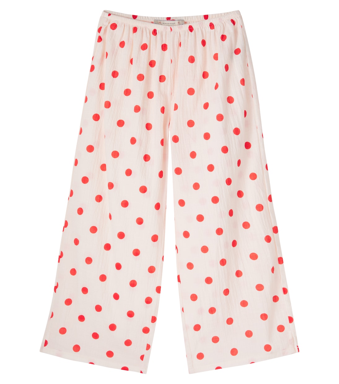 Pantalon Vivo en coton à pois | Konges Sløjd