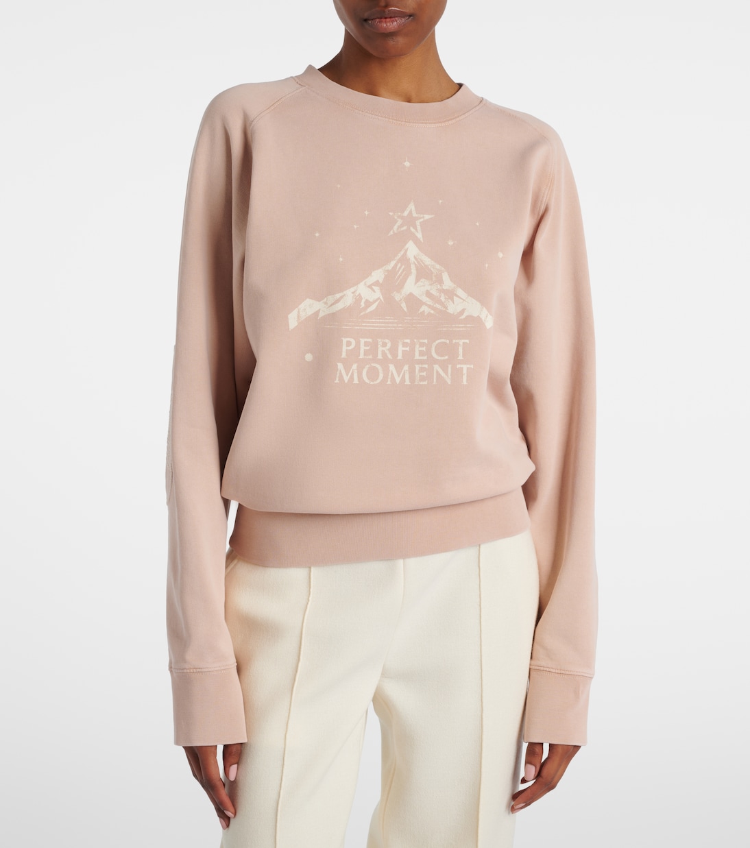 Sweatshirt aus Baumwoll-Jersey | Perfect Moment