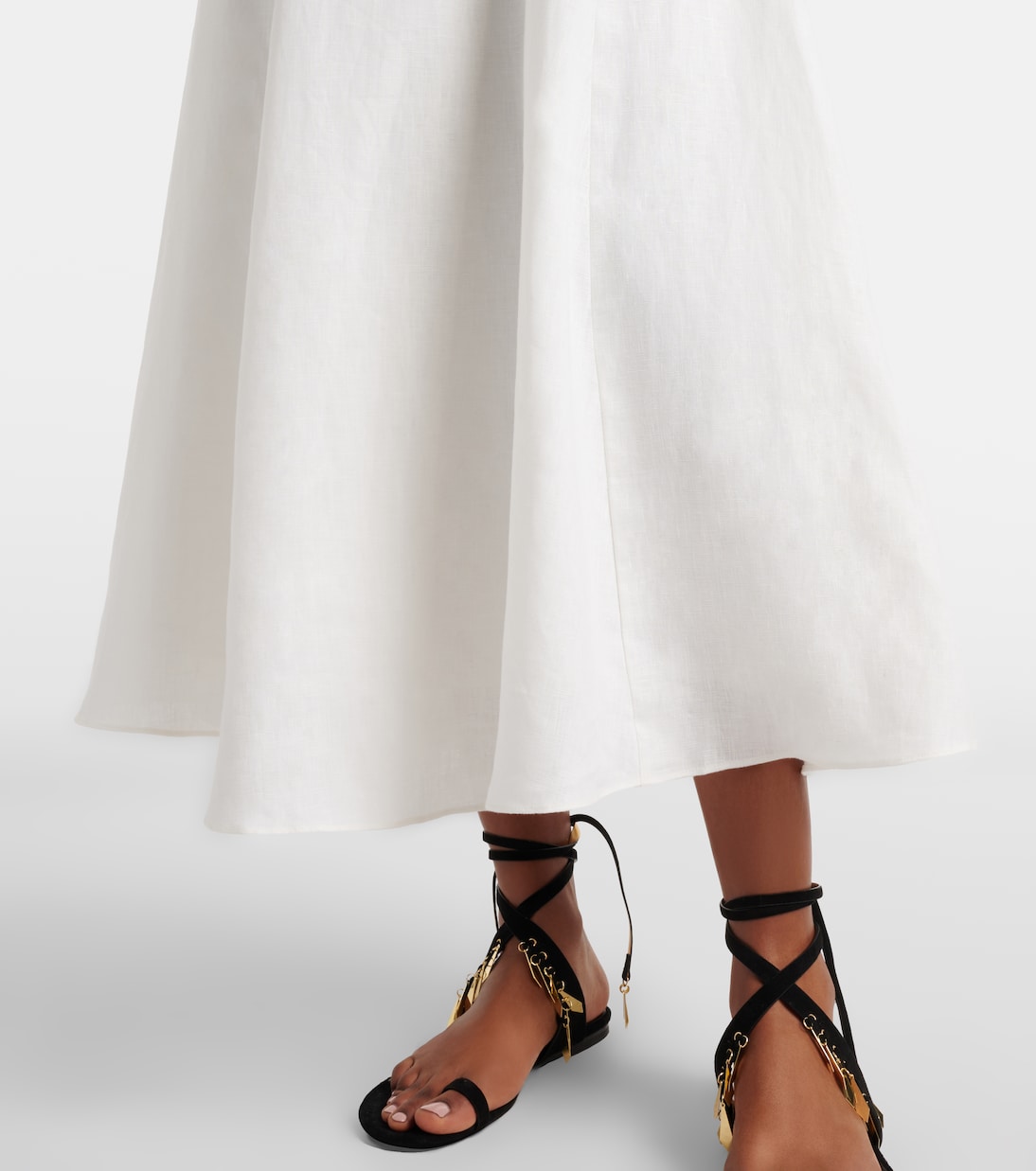 Robe midi Bianca en lin | Faithfull