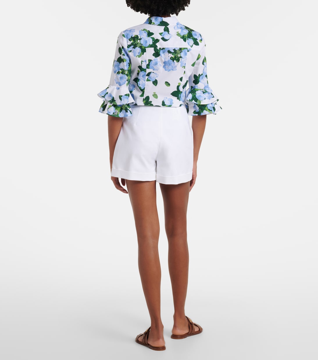 Cotton-blend shorts | Carolina Herrera