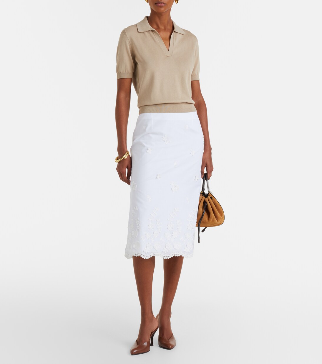 Polopullover Clay aus Baumwolle und Seide | Altuzarra