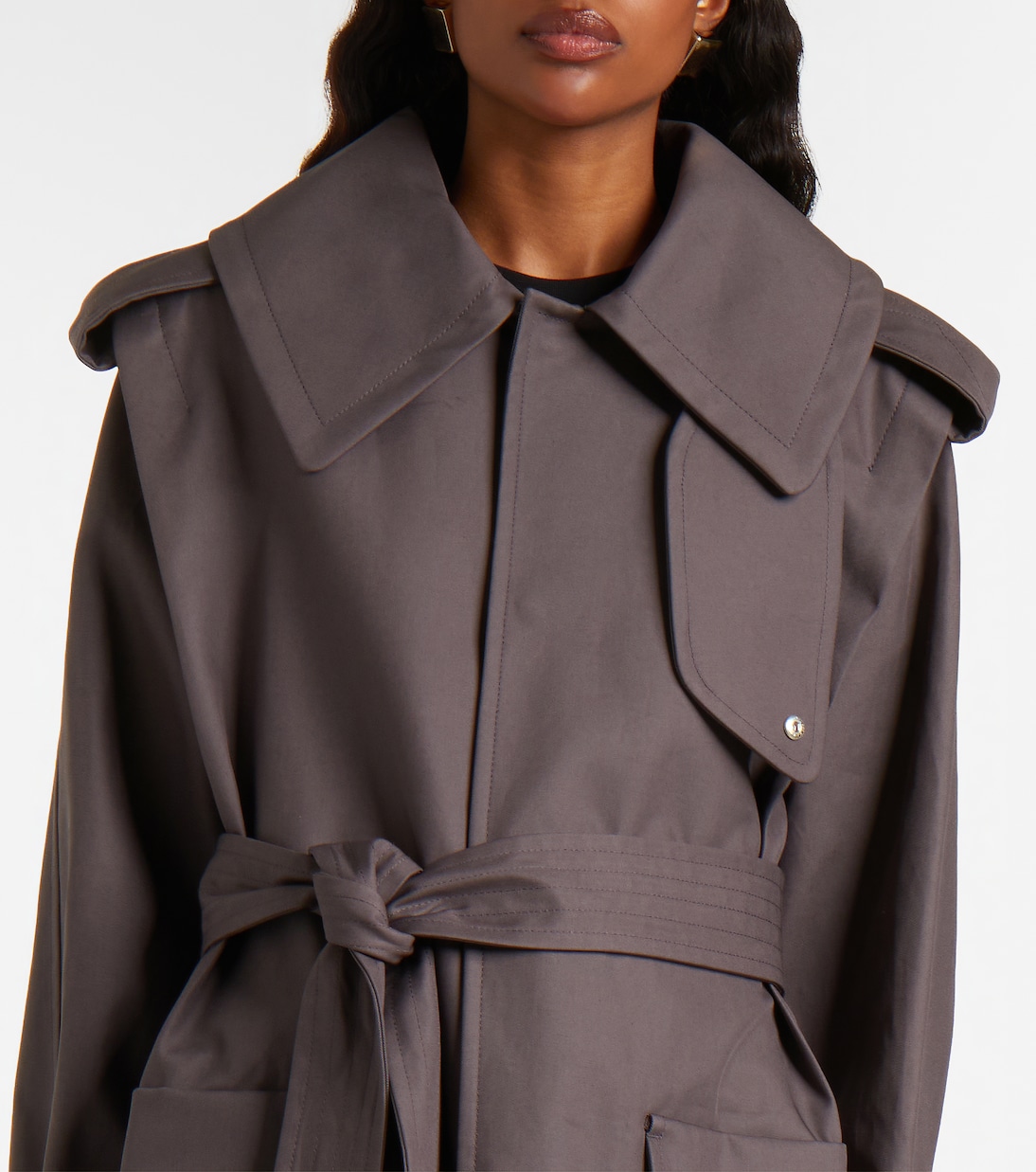 Trench-coat Philippa en coton | Victoria Beckham