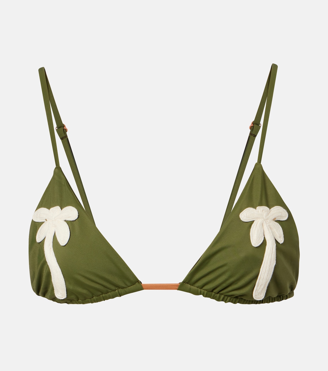 Embroidered bikini top | Johanna Ortiz