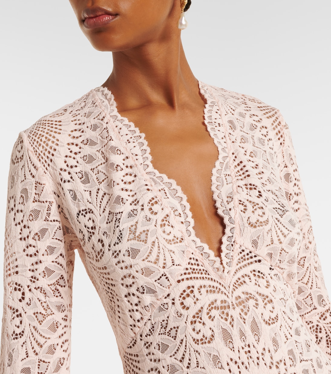 Vestido largo Amara de encaje | Alexandra Miro