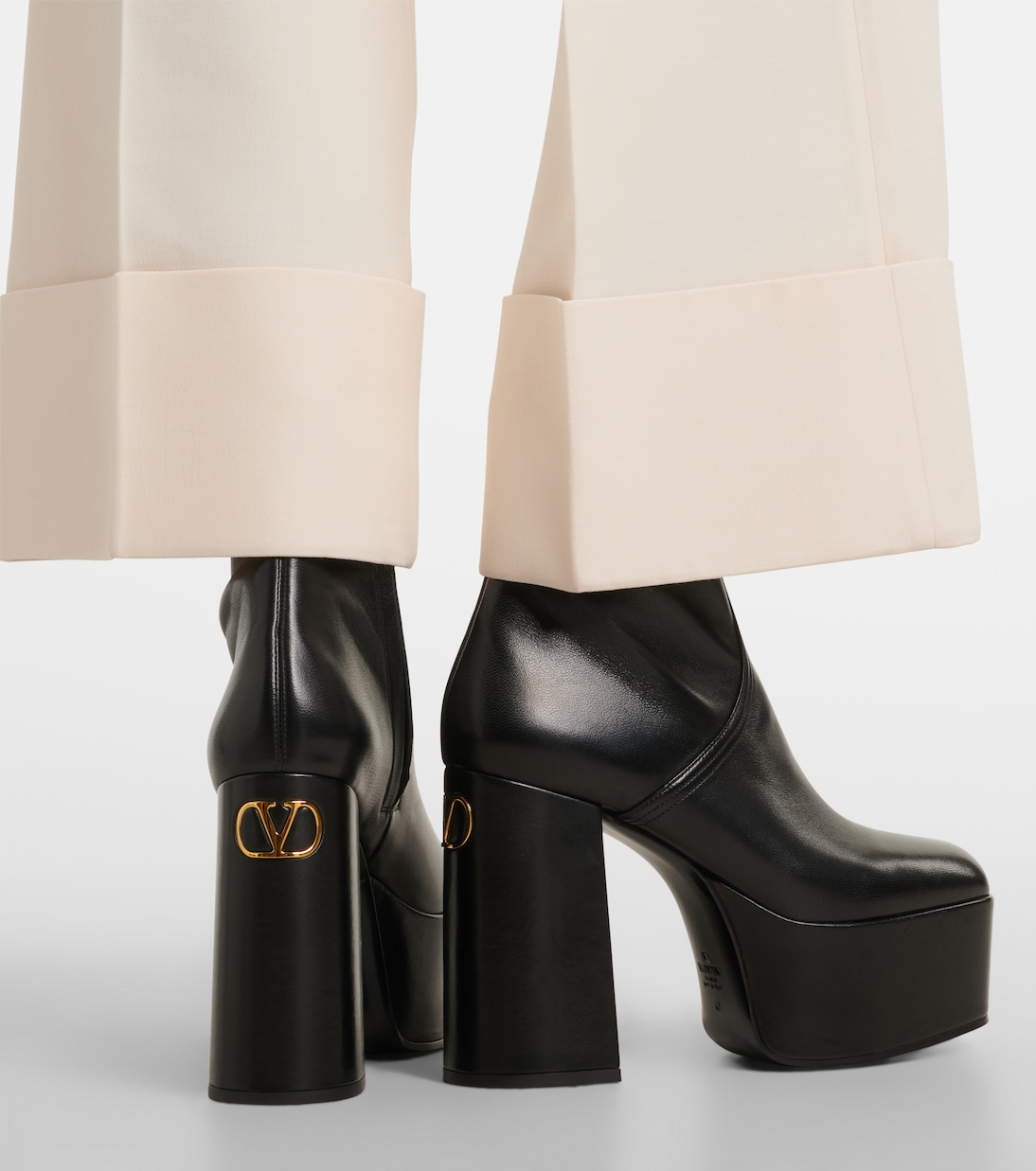  Ankle Boots Fawcette aus Leder | Valentino Garavani