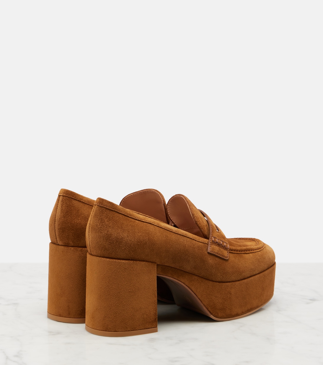 Jenna suede loafer pumps | Gianvito Rossi