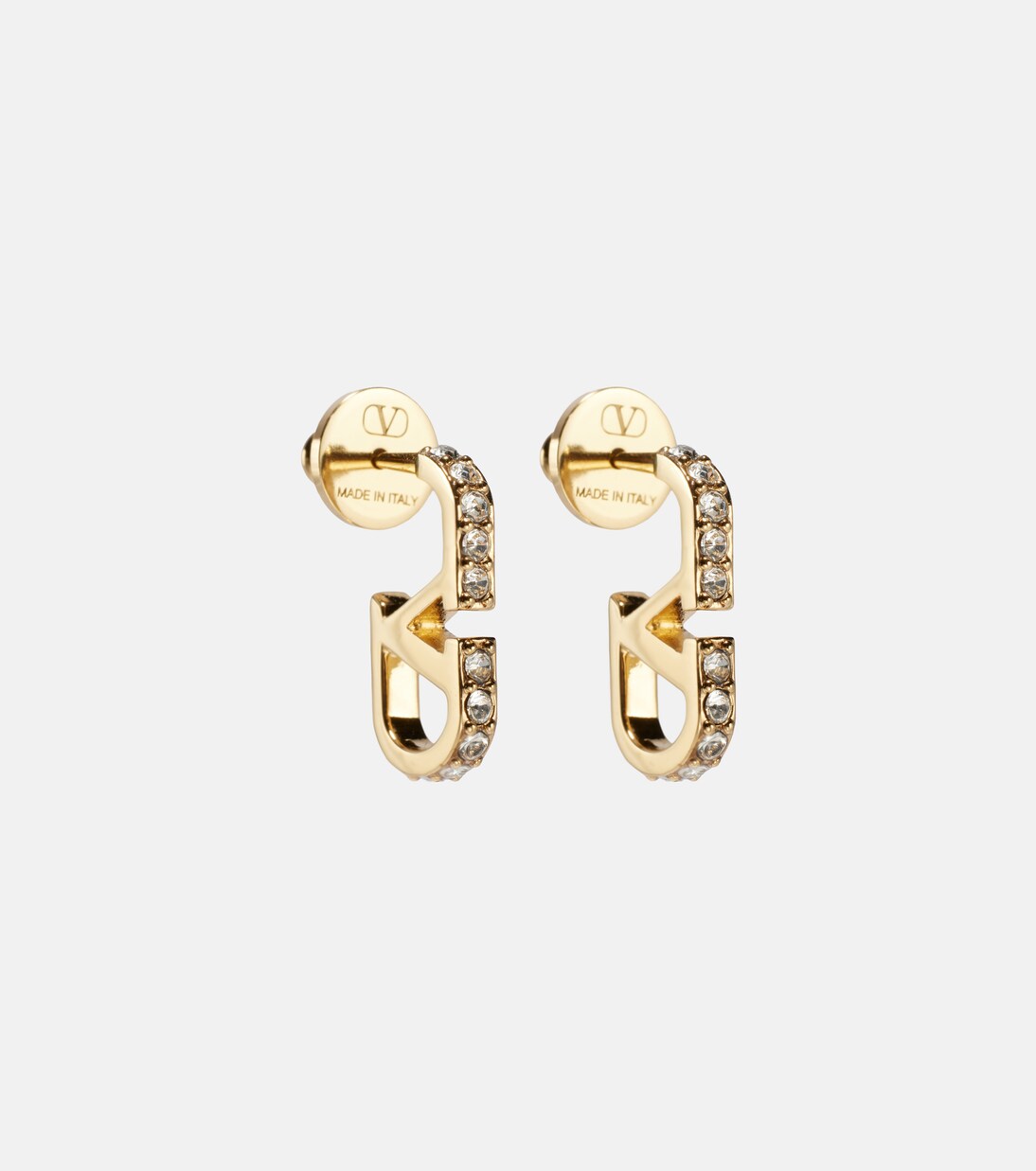 VLogo Signature Swarovski®-embellished earrings | Valentino